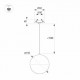 Подвесной светильник Arlight SP-EMISFERO-HANG-BUILT-R150-11W Day4000 (WH, 170 deg, 230V) 056586