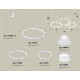 Комплект подвесного светильника Ambrella Light Techno Ring XR92082010 (A9208x3, C9241, C9236, C9231, N8112, N8140)