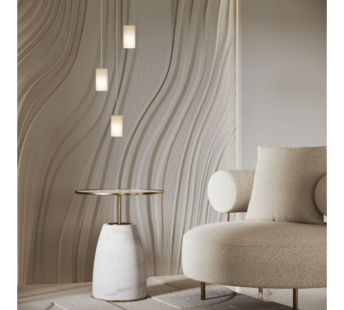 Подвесной светильник Eurosvet Marba 304052 алебастр / латунь a071586