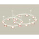 Комплект подвесного светильника Ambrella Light Techno Ring XR92211160 (A9221, A9226, C9241, C9236, N8126)