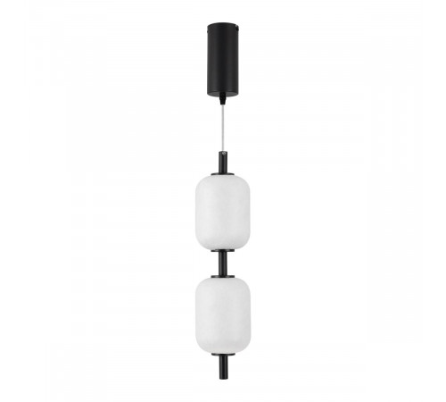 Подвесной светильник Arlight SP-CARAMELA-HANG-R120-7W Warm2700 (BK, 300 deg, 230V) (IP20, Натуральный шелк) 056886