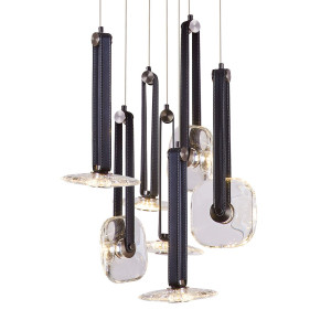Подвесной светильник Delight Collection OD2553-7 black/clear
