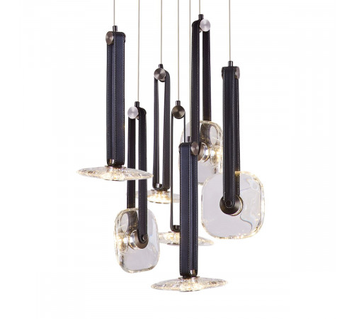 Подвесной светильник Delight Collection OD2553-7 black/clear Подвесной светильник Delight Collection OD2553-7 black/clear