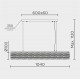 Подвесной светильник Modelux ML.342.1040 CR
