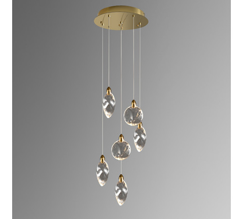 Подвесной светильник Delight Collection Colvin MT9176-6H titanium gold Подвесной светильник Delight Collection Colvin MT9176-6H titanium gold