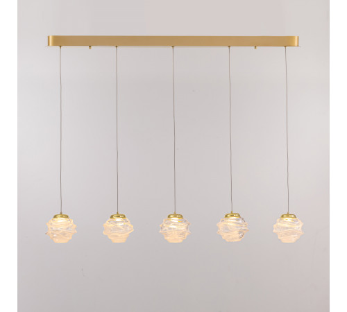 Подвесной светильник Delight Collection MD25030003-5B gold/clear Подвесной светильник Delight Collection MD25030003-5B gold/clear