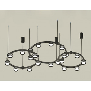Комплект подвесного светильника Ambrella Light Techno Ring XR92092200 (A9209x3, C9242, C9238, C9232, N8462, N8478)