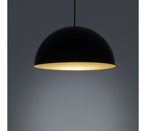 Подвесной светильник Nowodvorski Hemisphere Super S Black/Satine Gold 10694 Подвесной светильник Nowodvorski Hemisphere Super S Black/Satine Gold 10694