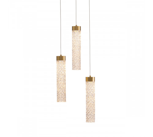Подвесной светильник Delight Collection MD24030028-3A brass/clear Подвесной светильник Delight Collection MD24030028-3A brass/clear