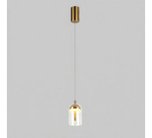 Подвесной светильник Eurosvet Palm 201056/1 LED латунь a072228