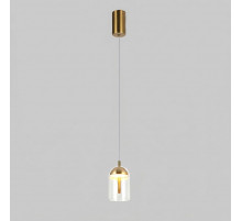 Подвесной светильник Eurosvet Palm 201056/1 LED латунь a072228