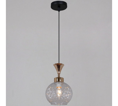 Подвесной светильник Reluce 10080-0.9-01 BK+FG