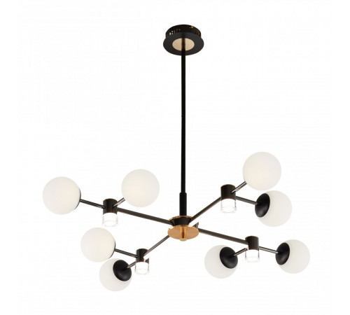 Подвесной светильник Arte Milano Ferrara 277010/8 BK/GD