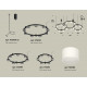 Комплект подвесного светильника Ambrella Light Techno Ring XR92092210 (A9209x3, C9242, C9238, C9232, N8402)