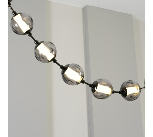 Подвесной светильник Delight Collection OD2437A-16 pearl black/smoke Подвесной светильник Delight Collection OD2437A-16 pearl black/smoke