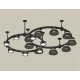 Комплект подвесного светильника Ambrella Light Techno Ring XR92221101 (A9222, A9227, C9238, C9232, N8113, N8141)