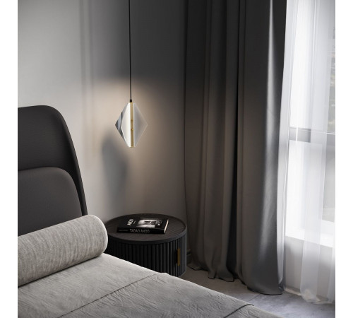 Подвесной светильник Eurosvet Glare 304054 LED латунь a071583