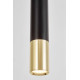 Подвесной светильник Lumina Deco Tuba LDP 1101-300 BK+GD