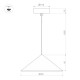 Подвесной светильник Arlight SP-MAKOTO-R300-10W Warm3000 (BK, 36 deg, 230V, TRIAC) 057216