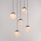 Подвесной светильник Delight Collection MD25030003-5A matt black/clear