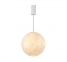 Подвесной светильник Arlight SP-SILKA-HANG-R300-7W Warm2700 (WH, 330 deg, 230V) (IP20, Натуральный шелк) 061916