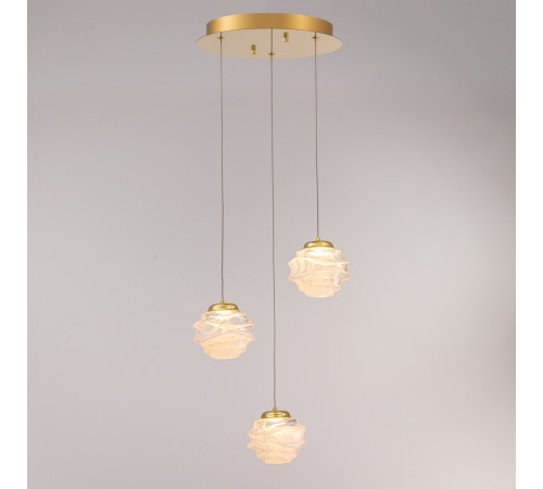 Подвесной светильник Delight Collection MD25030003-3A gold/clear Подвесной светильник Delight Collection MD25030003-3A gold/clear