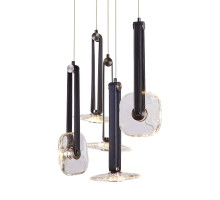 Подвесной светильник Delight Collection OD2553-5 black/clear