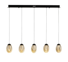 Подвесной светильник Delight Collection MD25090022-5B matt black/champagne