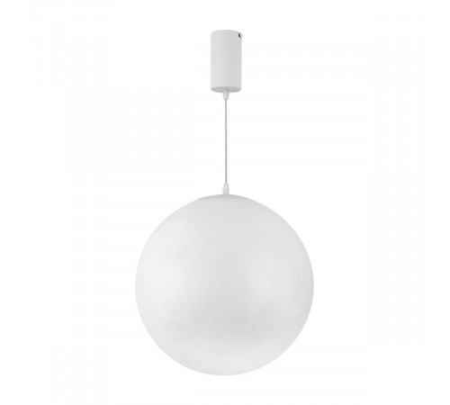 Подвесной светильник Arlight SP-SILKA-HANG-R400-12W Warm2700 (WH, 330 deg, 230V) (IP20, Натуральный шелк) 056880