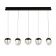 Подвесной светильник Delight Collection MD24001033-5B black/clear