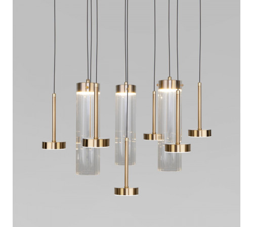 Подвесной светильник Eurosvet Quarzo 301102 LED латунь a071892