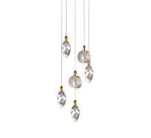 Подвесной светильник Delight Collection Colvin MT9176-6H titanium gold