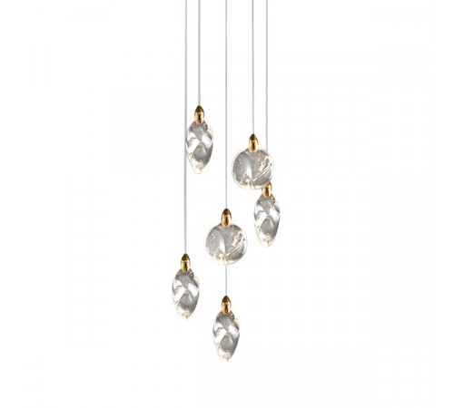 Подвесной светильник Delight Collection Colvin MT9176-6H titanium gold Подвесной светильник Delight Collection Colvin MT9176-6H titanium gold