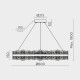 Подвесной светильник Modestyle MS.9525.800 BK