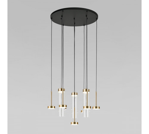 Подвесной светильник Eurosvet Quarzo 301102 LED латунь a071892