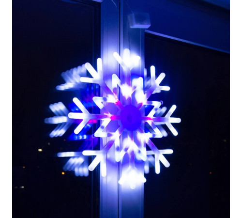 Подвесной светодиодный светильник «Снежинка » (UL-00001403) Uniel ULD-H4040-048/DTA MULTI IP20 SNOWFLAKE