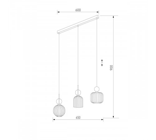 Подвесной светильник TK Lighting 11042 Sophia Cognac a071825