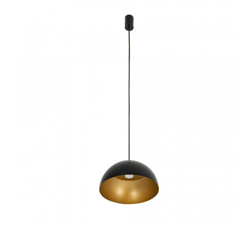 Подвесной светильник Nowodvorski Hemisphere Super S Black/Satine Gold 10694 Подвесной светильник Nowodvorski Hemisphere Super S Black/Satine Gold 10694