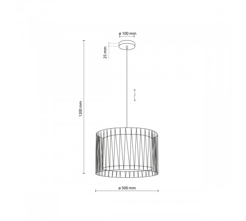 Подвесной светильник TK Lighting 11461 Harmony a072567