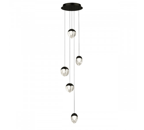 Подвесной светильник Delight Collection MD24001033-5A black/clear Подвесной светильник Delight Collection MD24001033-5A black/clear