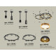 Комплект подвесного светильника Ambrella Light Techno Ring XR92221110 (A9222, A9227, C9238, C9232, N8124, N8145)