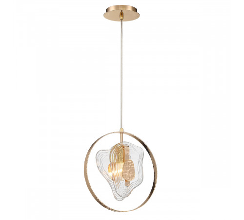 Подвесной светильник DeLight Collection Cowley P60669-1 gold/clear Подвесной светильник DeLight Collection Cowley P60669-1 gold/clear