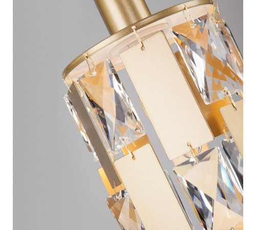 Подвесной светильник Eurosvet Scoppio 50101/1 перламутровое золото