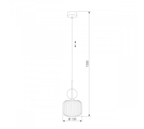 Подвесной светильник TK Lighting 11038 Sophia Cognac a071821