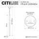 Подвесной светильник Citilux Tubu CL51512V_BL LED