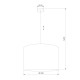 Подвесной светильник TK Lighting 11213 Vellum Sabia a072560