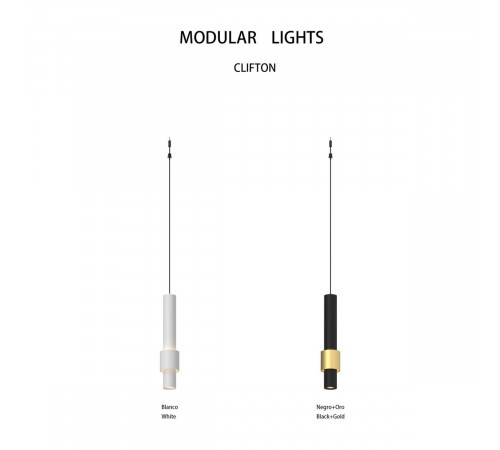 Подвесной модульный светильник без основания Mantra Clifton 9341