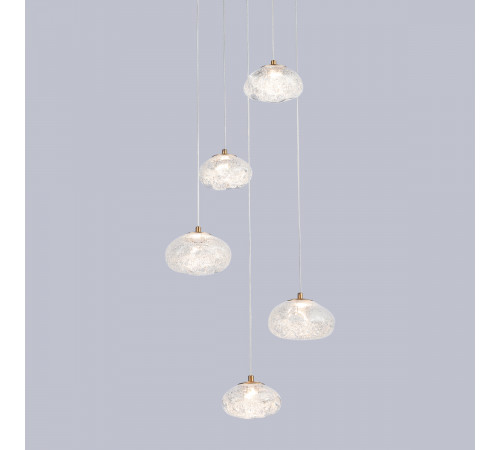 Подвесной светильник Delight Collection P98065-5 antique brass Подвесной светильник Delight Collection P98065-5 antique brass