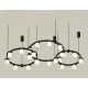 Комплект подвесного светильника Ambrella Light Techno Ring XR92092210 (A9209x3, C9242, C9238, C9232, N8402)