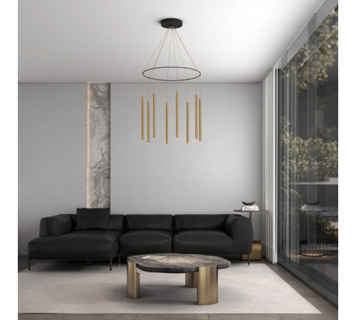 Подвесной светильник Eurosvet Pianto 301101 LED латунь a071444